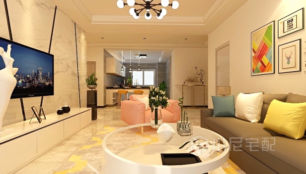 90㎡/三室兩廳一衛/現代